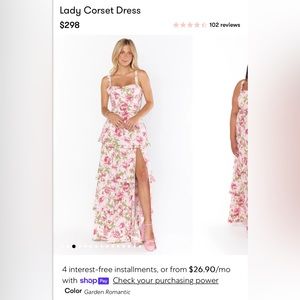 Show Me Your Mumu Lady Corset Dress